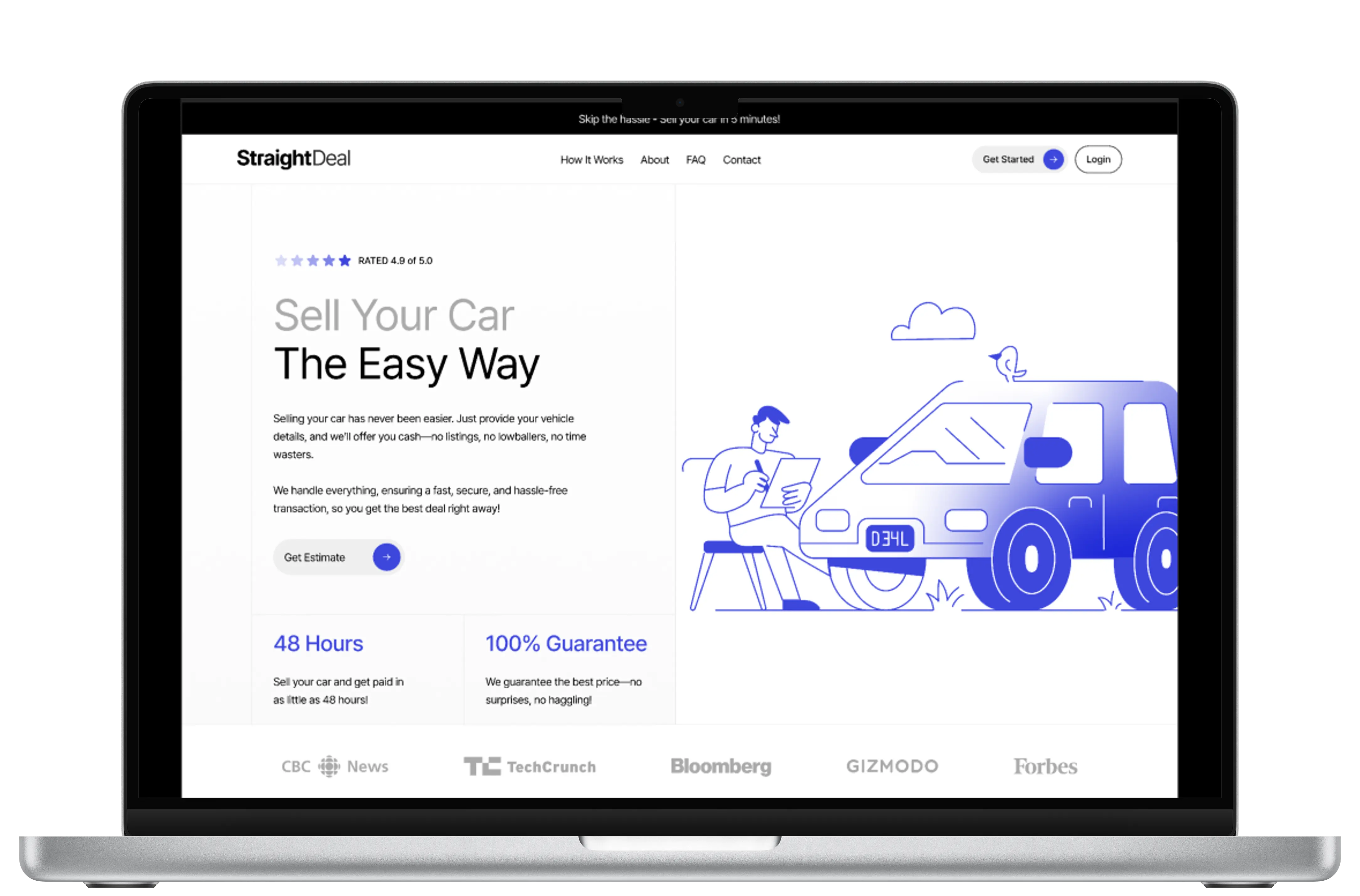 Straight Deal - Car Selling Workflow (Backend - Odama Studio) portfolio preview